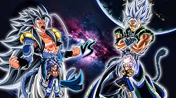 Gogeta SSJ5 OP (New) VS Gogetto MUI OP in Jump Force Mugen