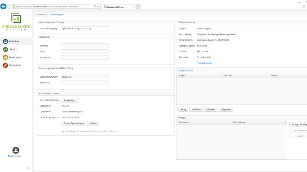 Youtube Video: Spreadsheet Router Tutorial: Spreadsheet Router ohne Excel Add-In nutzen