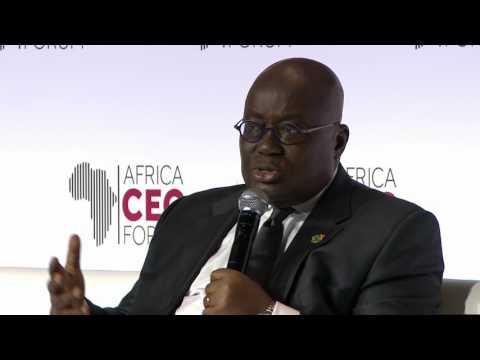 AFRICA CEO FORUM 2017 - Presidential panel - Nana Akufo-Addo