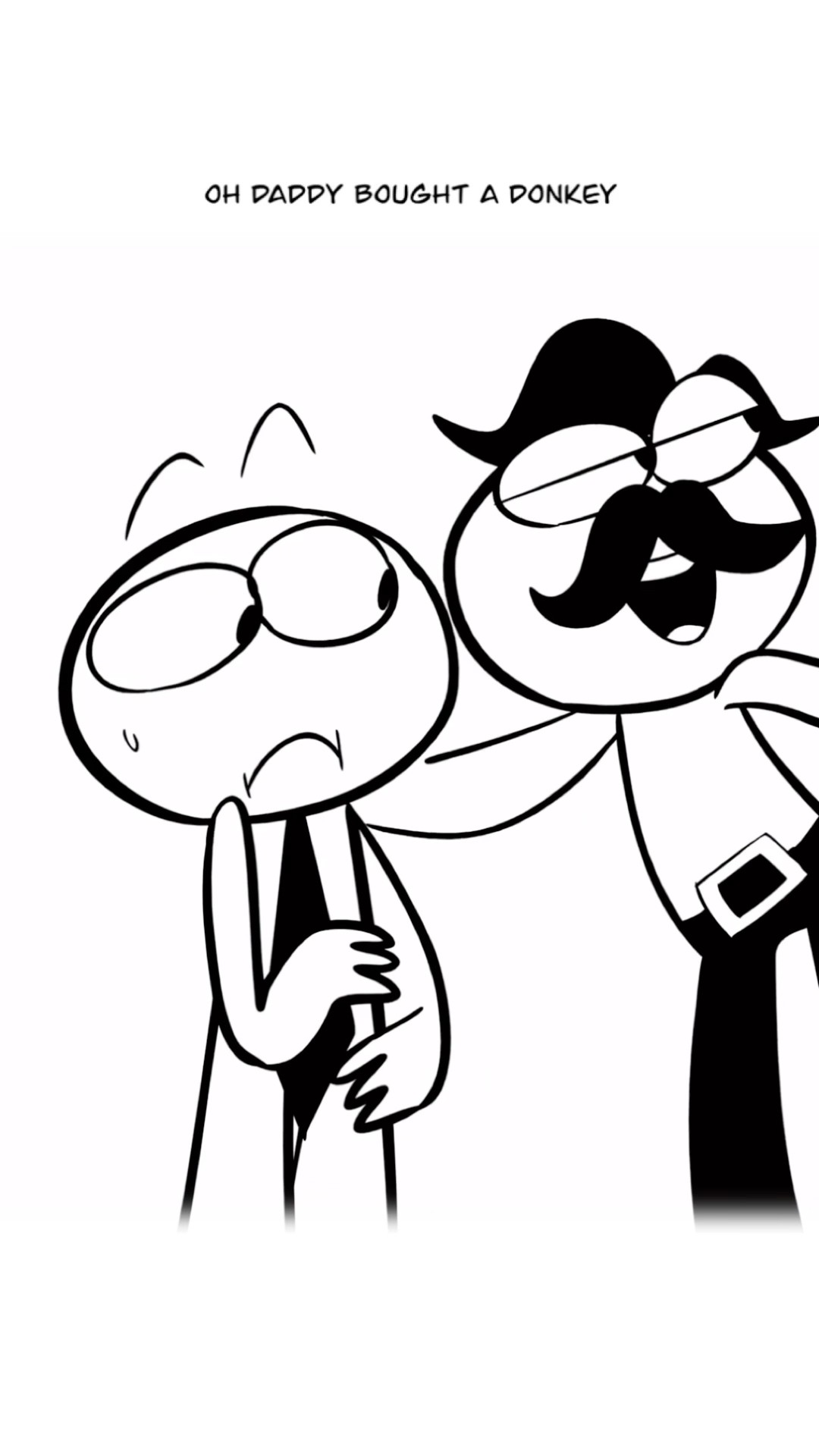 Inky Pinky Ponky Donkey ? (Animation Meme) #shorts
