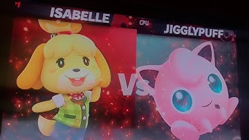 Isabelle VS Jigglypuff In Smash Ultimate