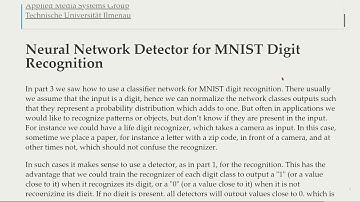 MLfAS - 04 Neural Network Detector for MNIST Digit Recognition - 01 Introduction