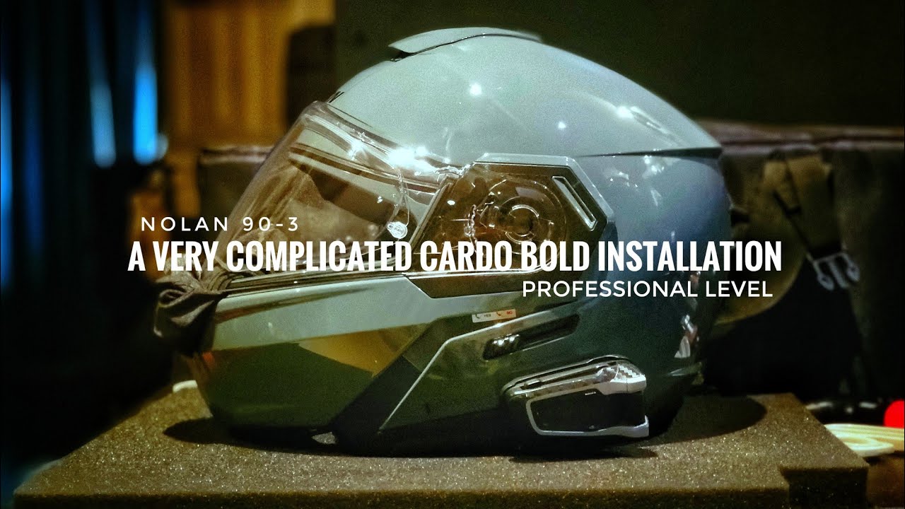 cardo communication systems with nolan helmets CARDO Audio Kit installation on my Nolan N90-3 Helmet