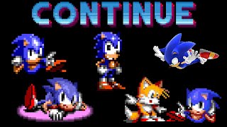 All Continue-Screens in Sonic Games