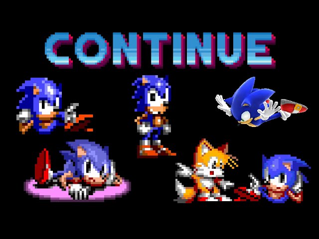 All Continue-Screens in Sonic Games class=
