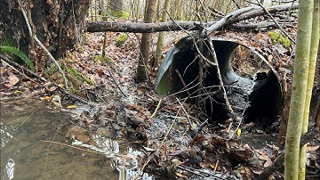 Abandoned Farm Culvert Unclogging