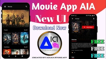 Online Movies App FREE 🤩 AIA File New UI Design By AZen Store | AixAia Store | Link In Description