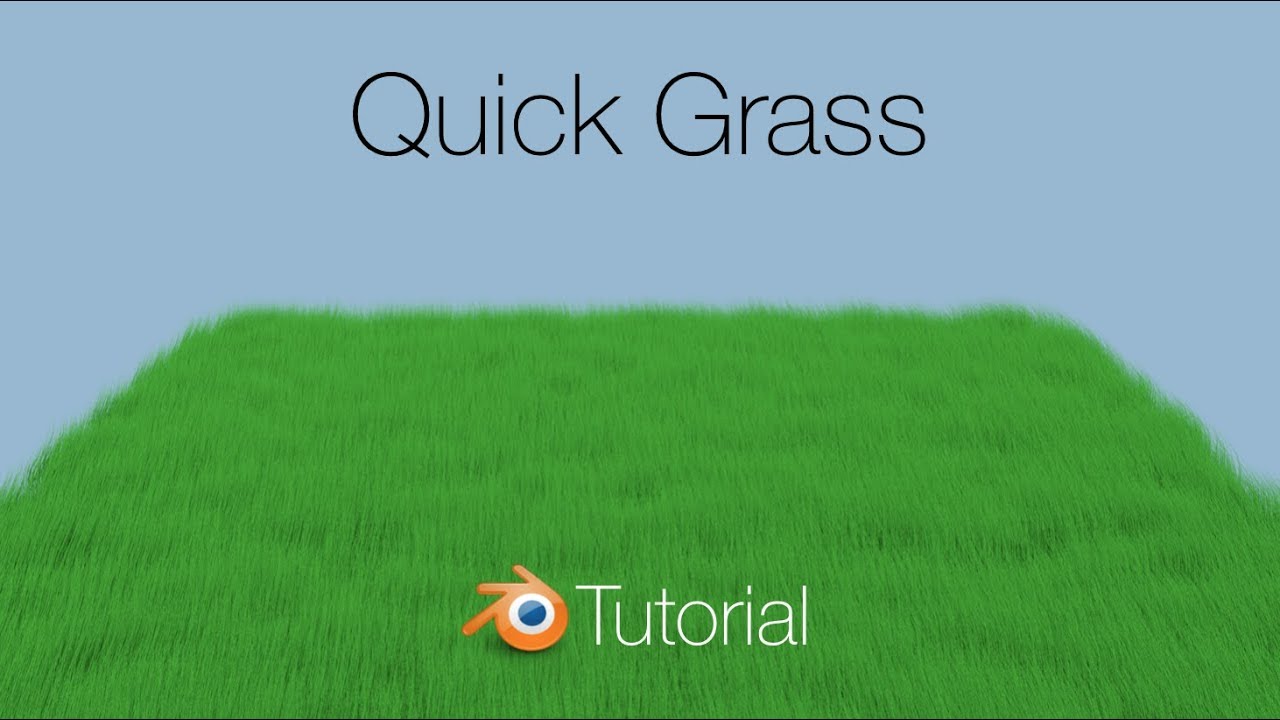 2.79] Quick Grass in Blender (Cycles) - YouTube