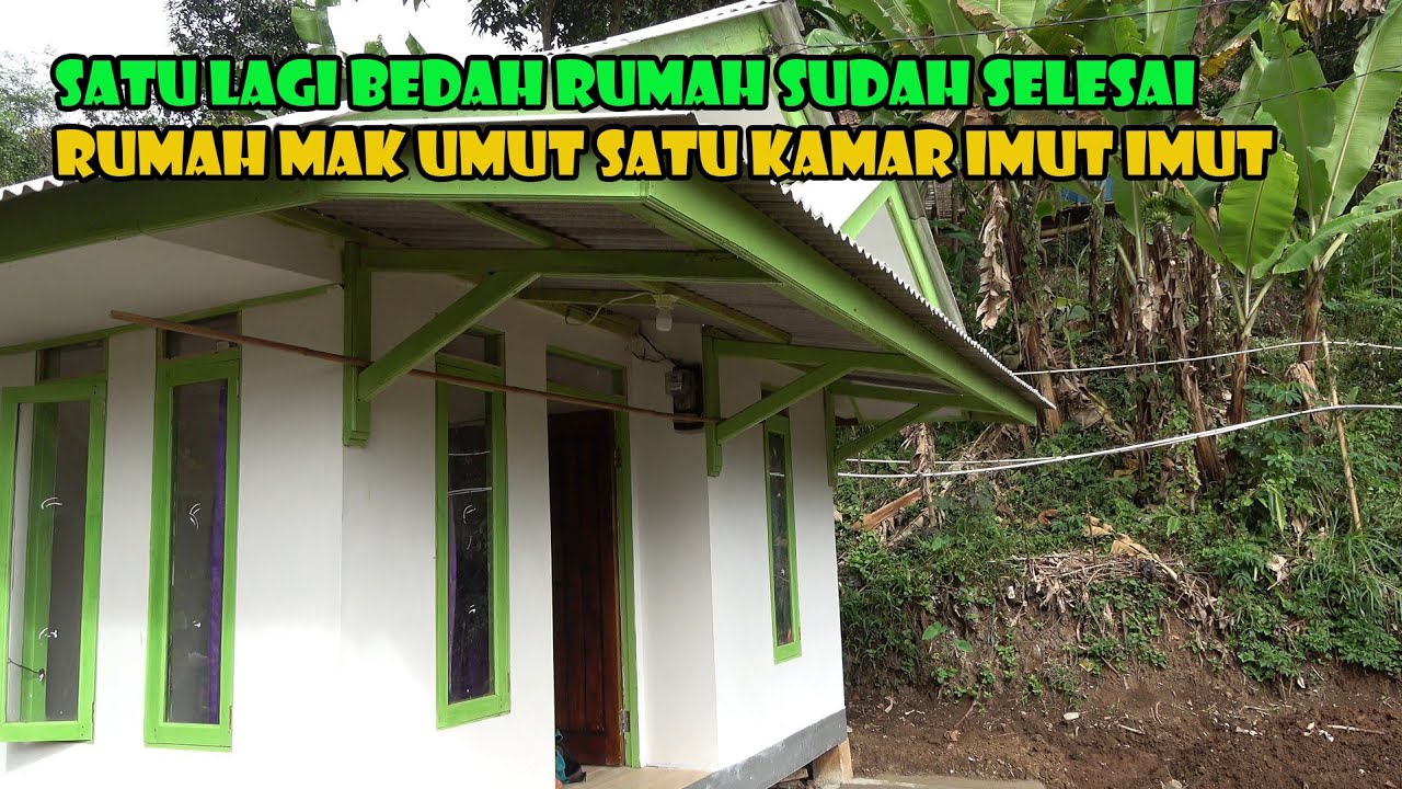 Alhamdulillah..Satu Lagi Rumah Dari Donatur Sudah Selesai Di Bangun..Satu Kamar Cukup Untuk Lansia.