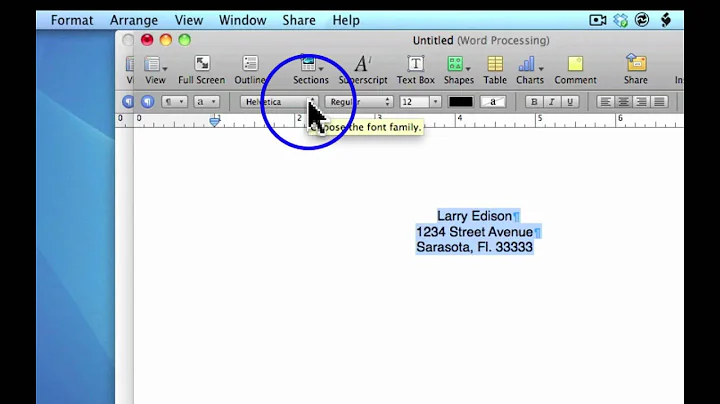 How do I Make a Template in Apple's "Pages?"
