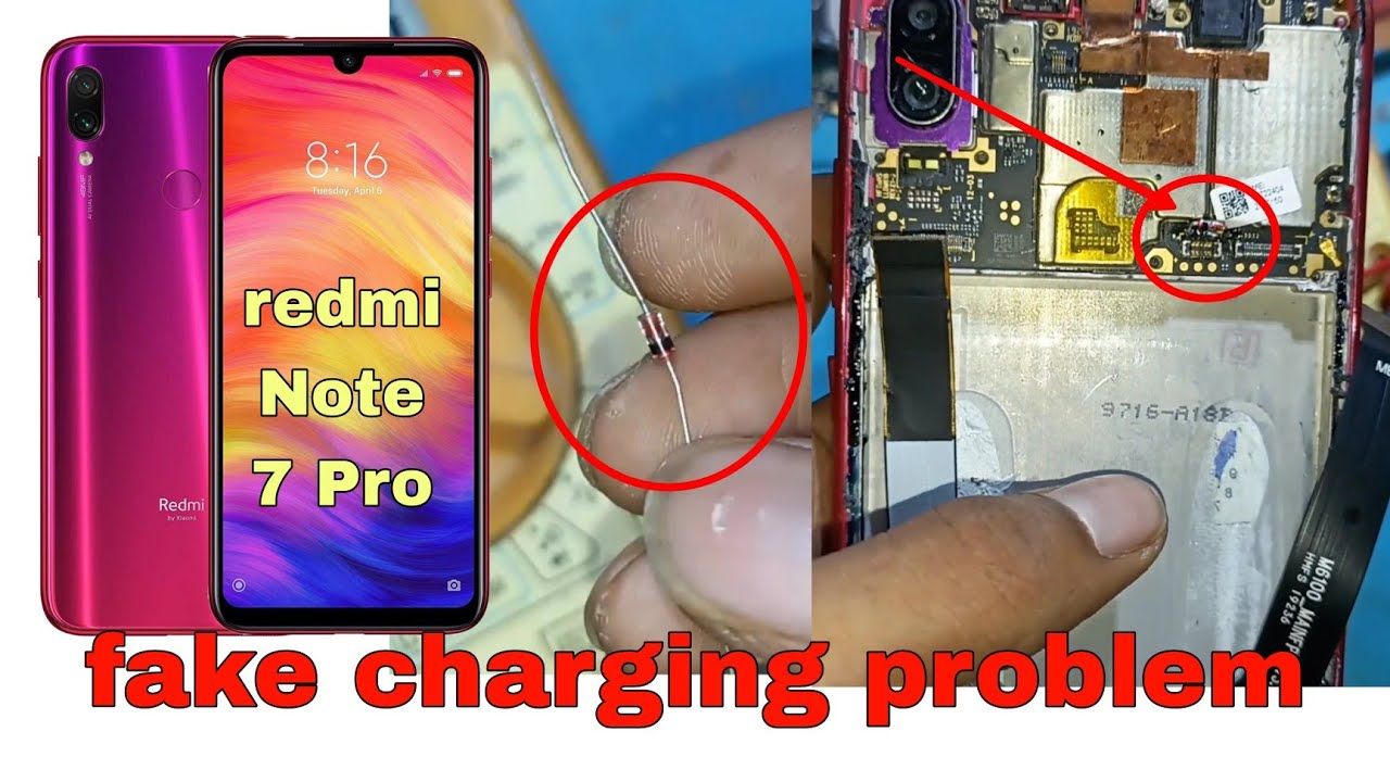 redmi note 7 pro fake charging problem