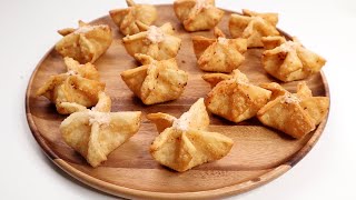 Homemade Crab Rangoon | Crispy Creamy Wonton Recipe |  100 times better than Panda Express 炸蟹角