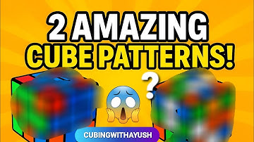 2AMAZING PATTERNS ON 3BY3 RUBIKS CUBE 😱!3by3 patterns  #tranding #cubing #voralvideo #video 