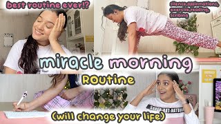 ✨i tried the Miracle Morning Routine for 5 days \& the results were SHOCKING | best for busy people 😍