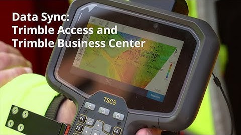 Data Sync | Trimble Access | Trimble Business Center