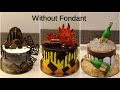 Birthday Cake ideas for men | 18+ birthday cake compilation | without fondant | cake for men