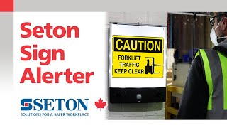Seton Safety Sign Alerter Talking Sign | Seton Canada