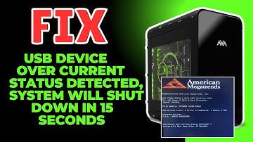 USB Device Over Current Status Detected System Will Shut Down After 15 Seconds | How To Fix | Hindi