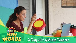 A Day With A Music Teacher New Words Kidvision Pre-K