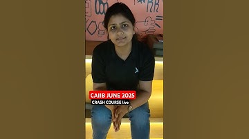 CAIIB Crash Course June Exam 2025 #caiib #shorts #caiib2025