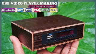 usb audio video player making|how to make a usb video player at home usb mp4 mp5 bluetooth mp3