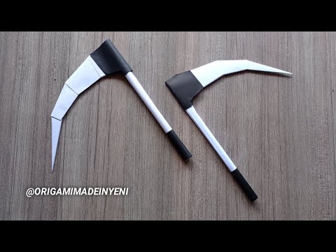 Cara Bikin Celurit Dari Kertas Origami