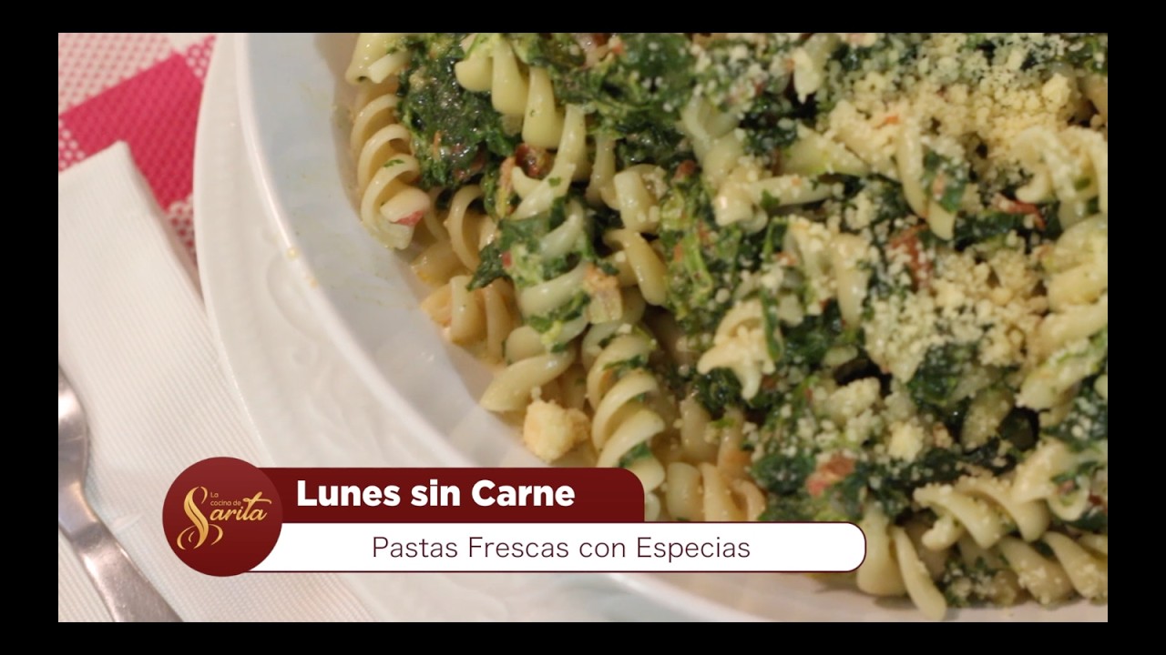 Pastas frescas con especias