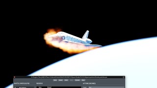 X-Plane 12 Shuttle Re-Entry Effects Test (X-Plane particle system) 5/4/24