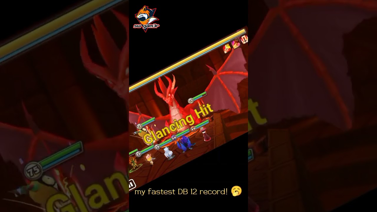 summoners war: FASTEST DB 12 RECORD