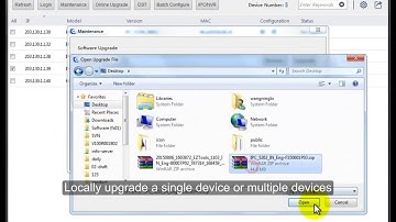 Upgrade Uniview Devices Locally Through EZTools