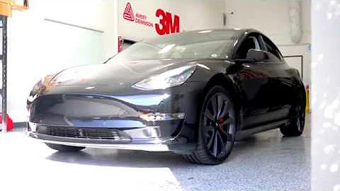 Tesla Model 3 Chrome Delete #Tesla #Model3