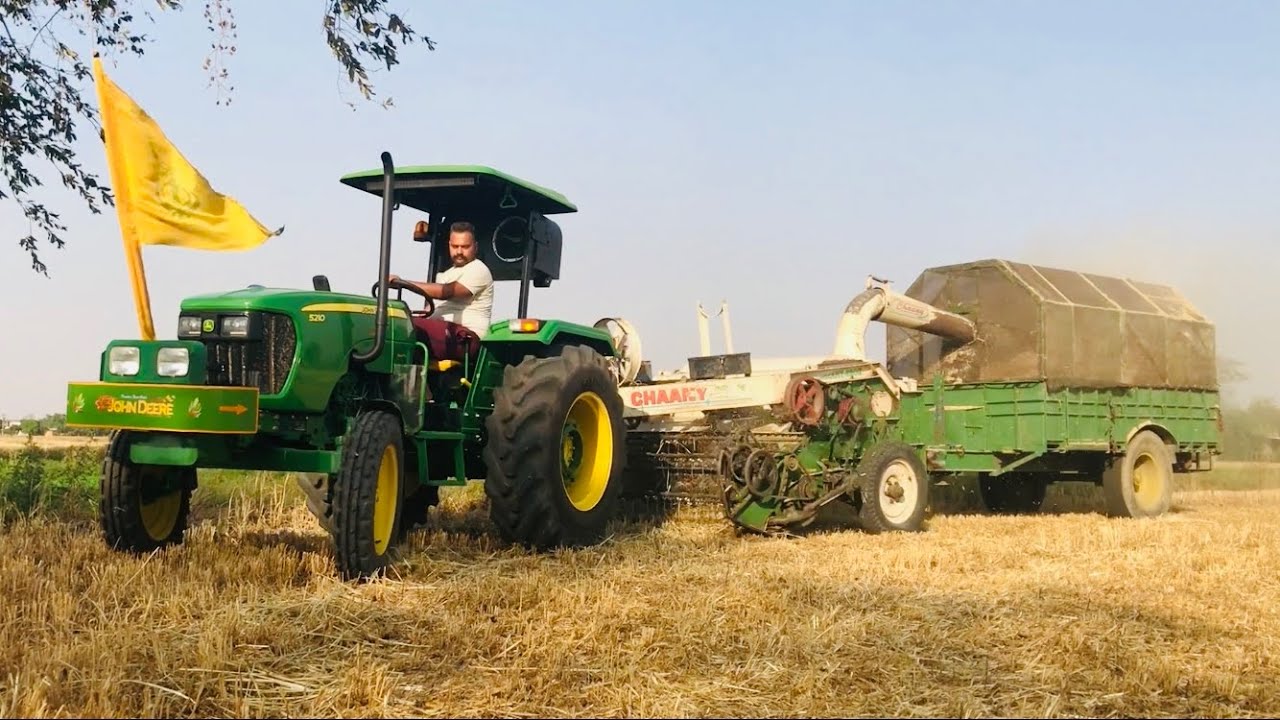 New 5210 Jhon Deere First Day On Channy Chopar Punjabi Farmer Benipal Jattz