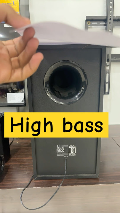 Quick bass testing Zebronics jukebar800 #bass #speaker #trending #shortvideo #latest #amazingsound