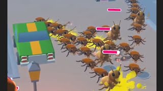 cockroaches attack in city | heli monster - giant hunter | heli monster Gameplay | heli monster Game