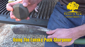 Using The Lansky Puck Sharpener