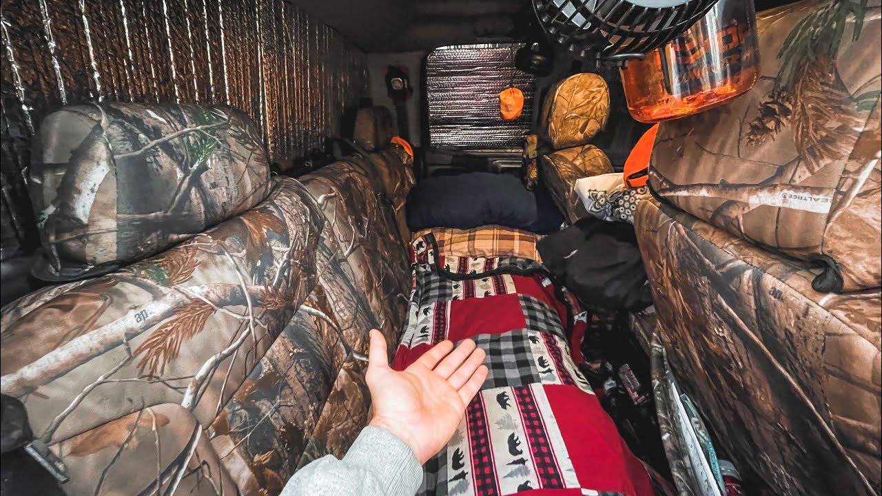 Truck Camping Truck Tour & How I Sleep In The Backseat Of My Truck