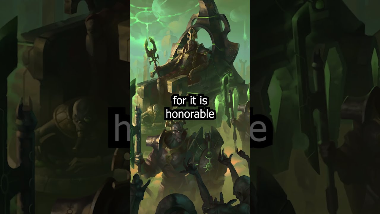 The Last HAPPY NECRON In Warhammer Nemesor Zahndrekh Has FUN 40k 