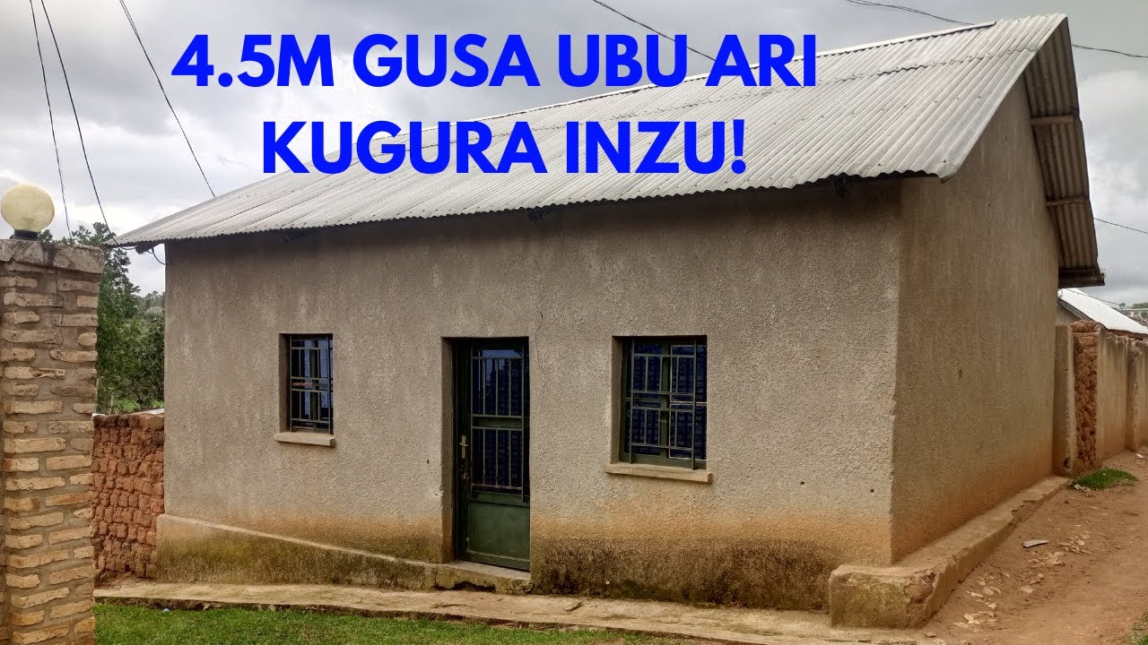 NTUGAHENDWE! REBA UBWIZA BW'INZU YA 4.5M IRI AHANTU HEZA!