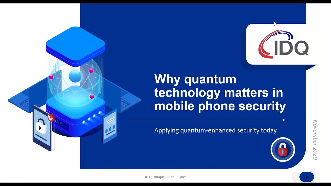 Quantum Random Number Generation (QRNG) for Mobile Phones