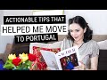 TIPS FOR MOVING TO PORTUGAL 🇵🇹 GET TO COURAGE TO MOVE ABROAD 😍
