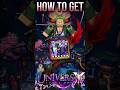 How to get Triple Threat (Zoro) In Universal Tower Defense X!