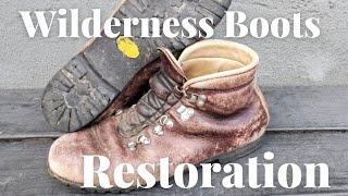 RESTORATION of Merrell Wilderness Boots | From WORN OUT to BRAND NEW