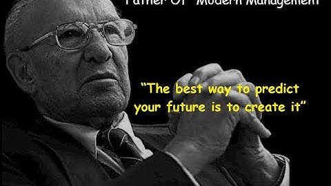 Motivation Quote By Peter F. Drucker About The Practice of Management