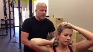 Self Massage or Myofascial Release for the Neck