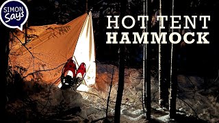 Hot Tent Hammock Camping in Deep Snow | Simon Says by Simon Says 641 views 1 year ago 19 minutes