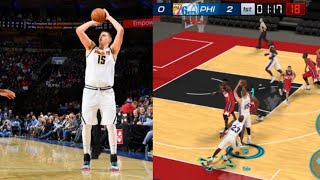 NIKOLA JOKIC SHOT THREE POINT IN NBA2K MOBILE screenshot 3