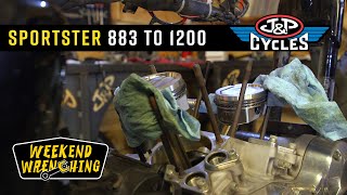 Sportster 883 -1200 Conversion : Weekend Wrenching