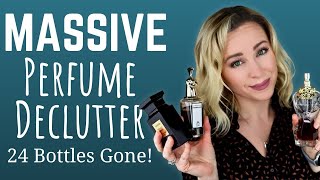 Huge Perfume Declutter | Decluttering Fragrances 2021
