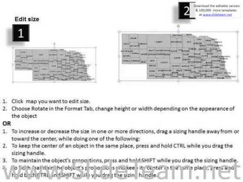 usa nebraska state powerpoint maps presentation infographics slides