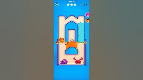 save the fish level 42 mobile game/ fishdom, (android iOS) #shorts